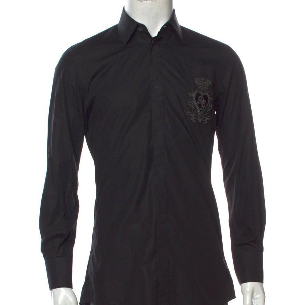 Dolce‎ & Gabbana Long Sleeve Dress Shirt Size: XS | US14.5